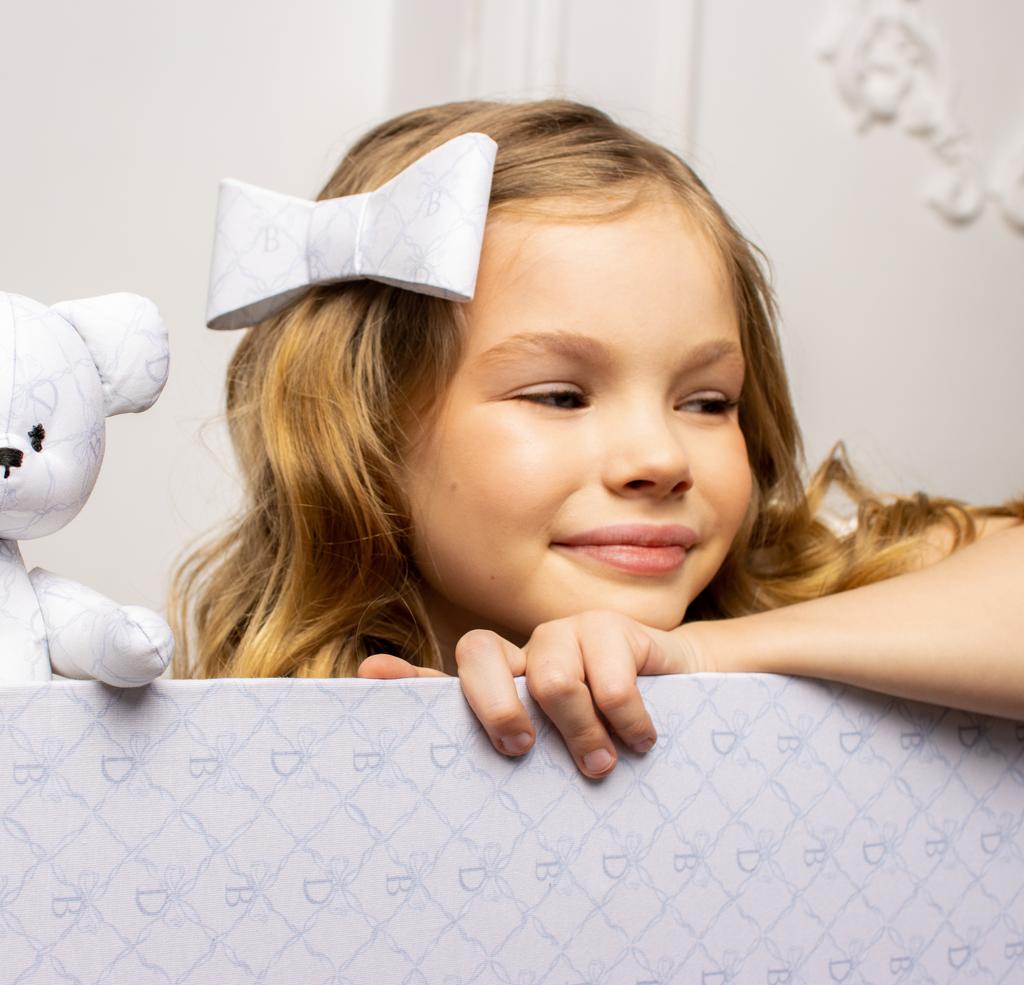 Бант на заколке "Betty Dava" цвет: голубой