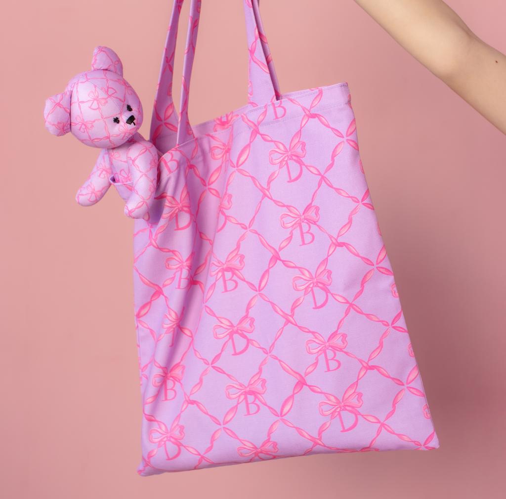 Сумка-шоппер «Dava» цвет: сиреневый/малиновый