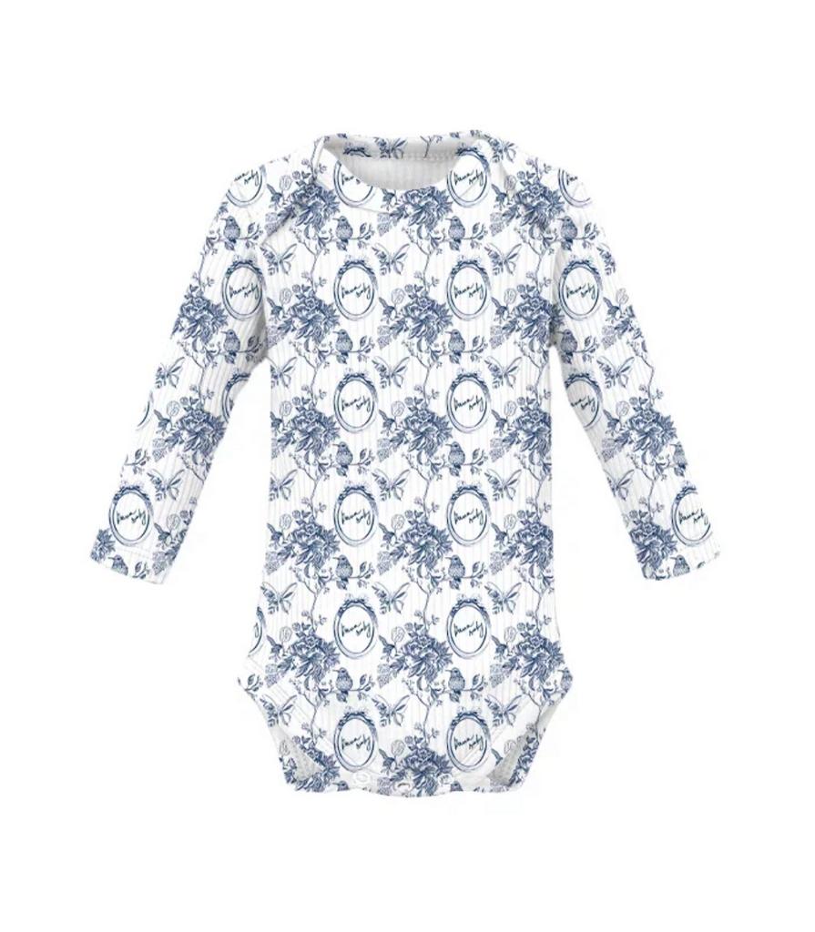 Боди с длинным рукавом Classic Vintage, цвет: синий