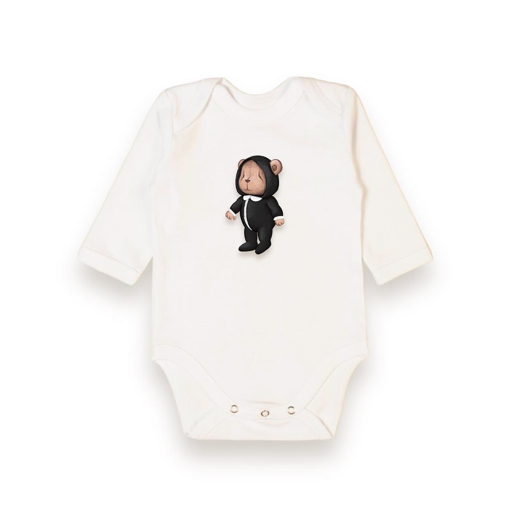 Боди с длинным  рукавом baby Bonny цвет черный