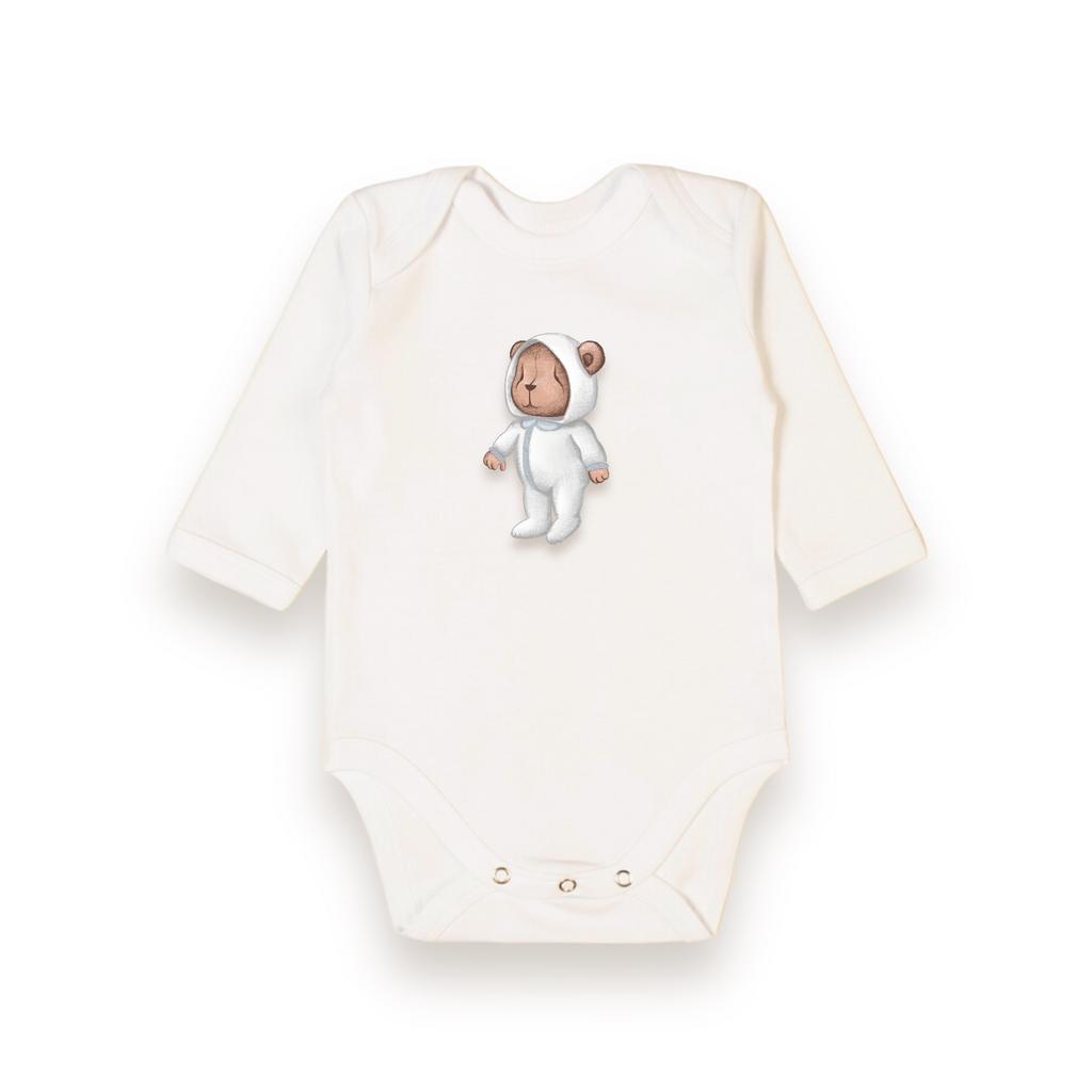 Боди с длинным  рукавом baby Bonny цвет голубой