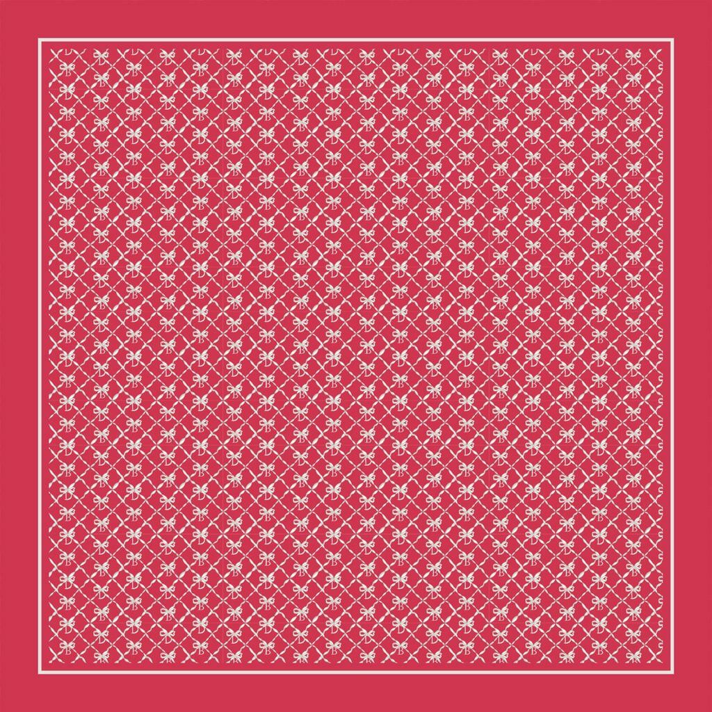 Шелковый платок "Color Dava Size L", цвет: красный коралл