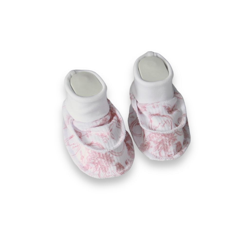 Пинетки трикотажные «Classic Vintage" цвет: розовая  пудра