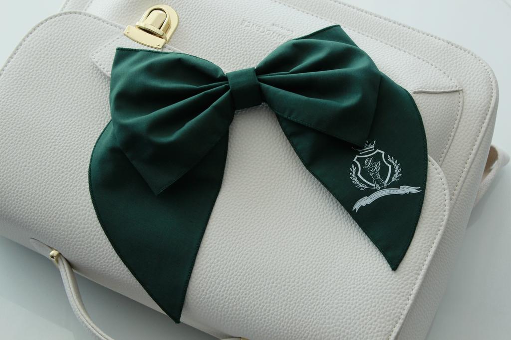 Бант на заколке  «OKSFORD». цвет: зеленый