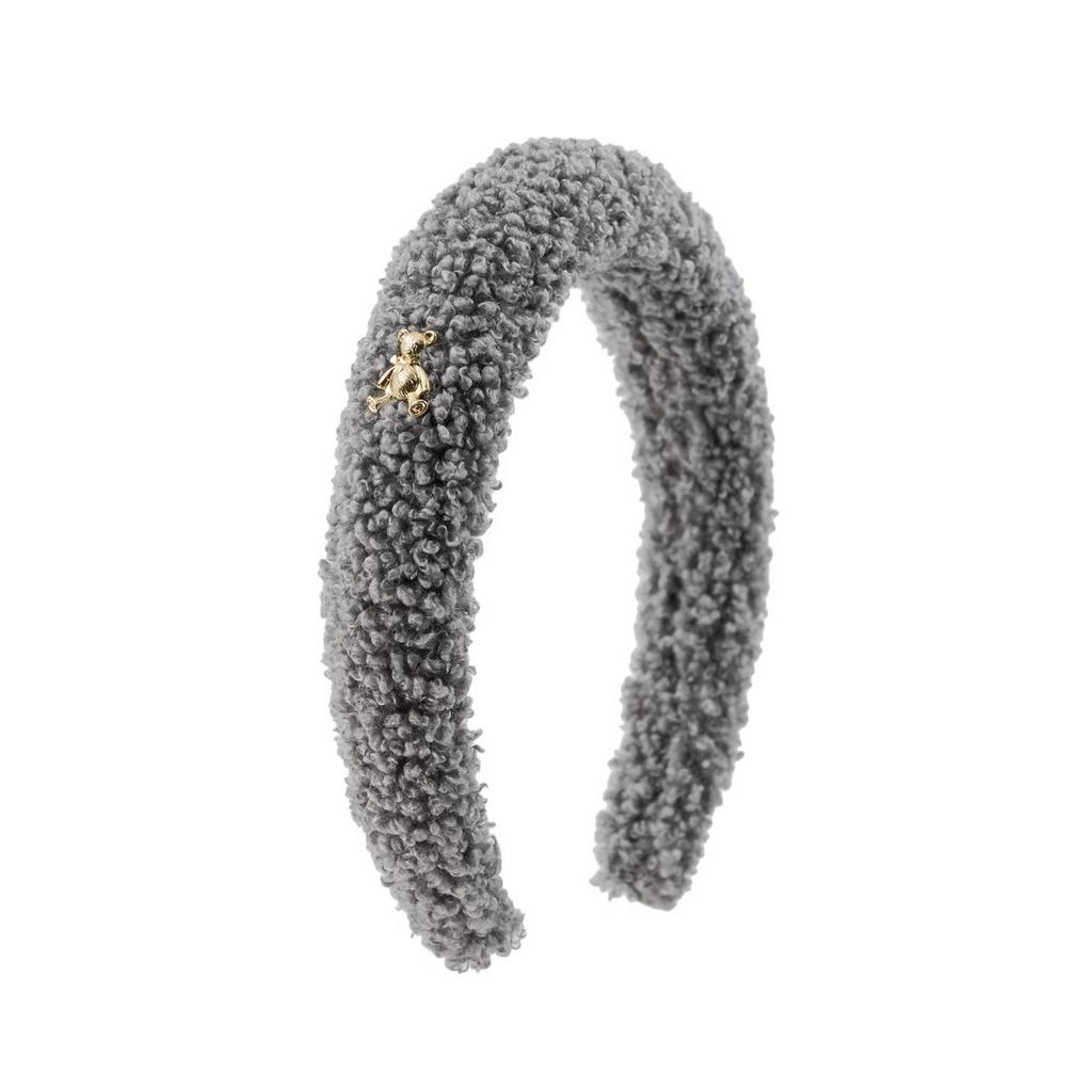 Ободок  "Buffy" цвет: серый