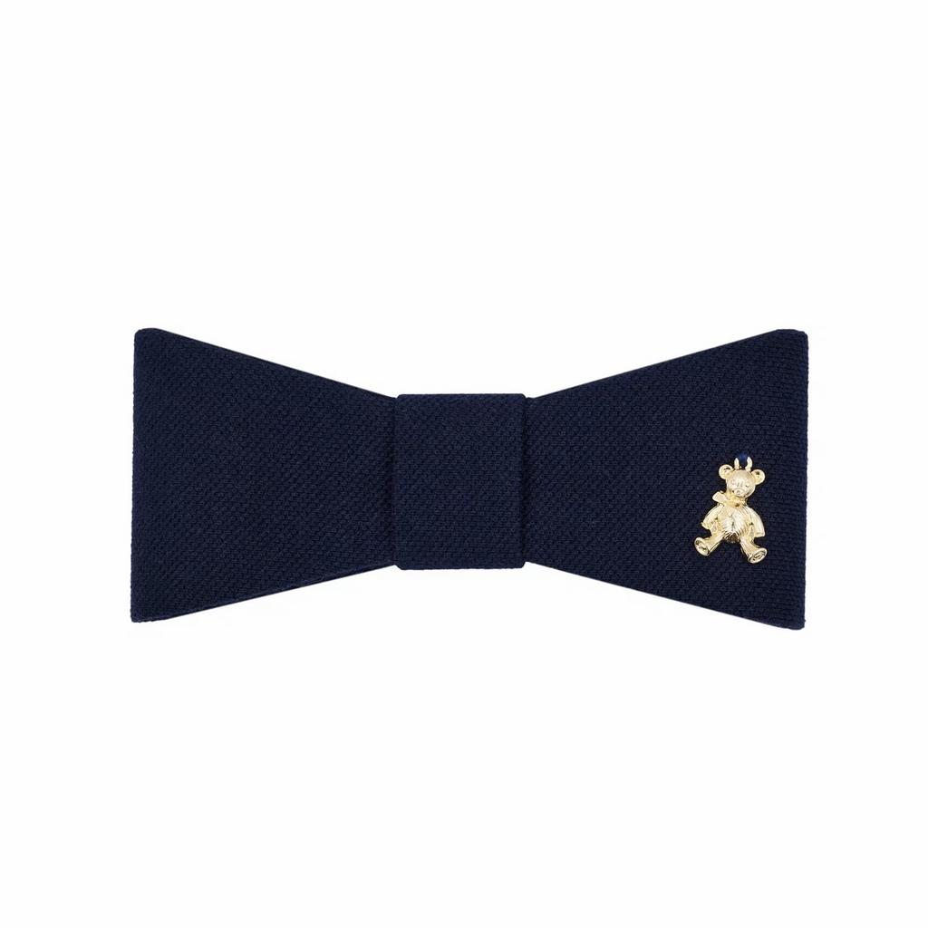 Бант на заколке "Betty Dolce dark blue"