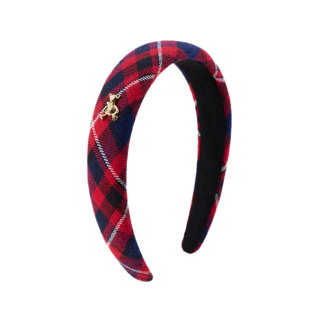 Ободок "Scotland" цвет: красный