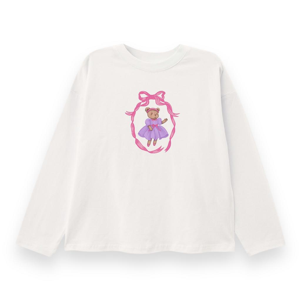 Лонгслив молочный  Bonny Vintage Lilac