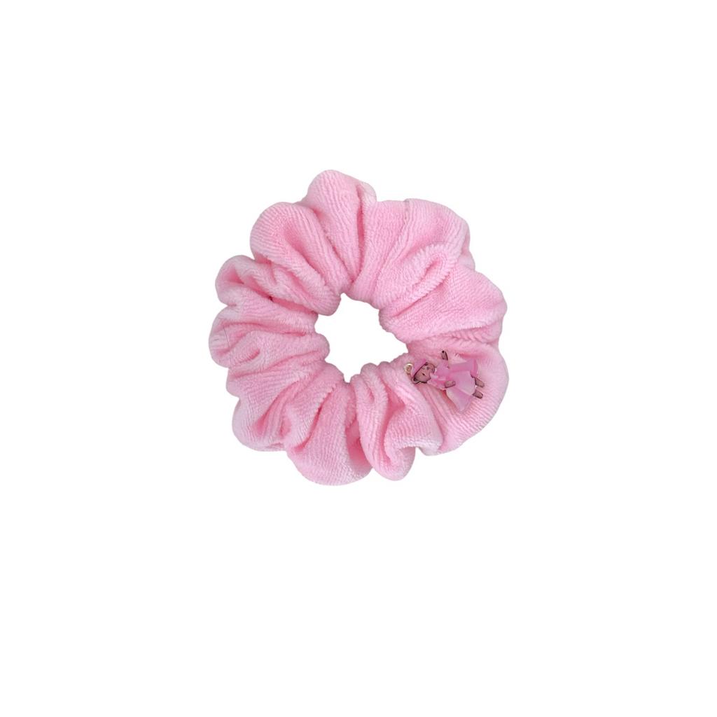Скранч-резинка велюровая "Sofia" цвет: светло-розовый