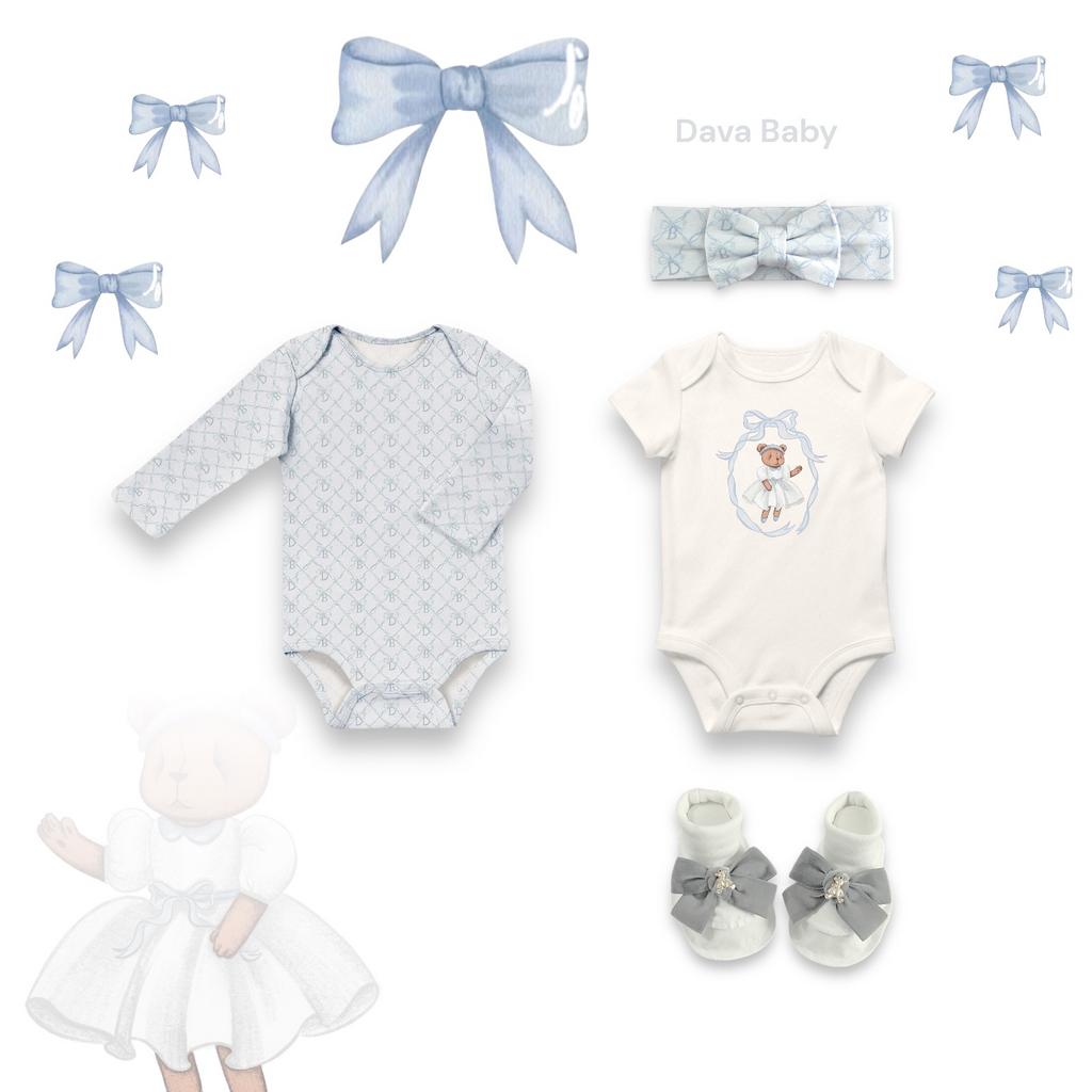 Комплект Dava Baby для малышей цвет: голубой