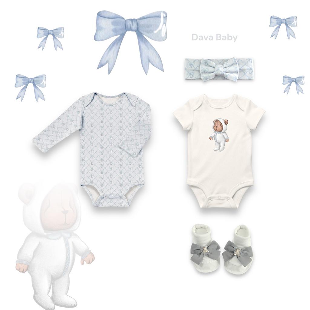 Комплект Dava Baby для малышей цвет: голубой