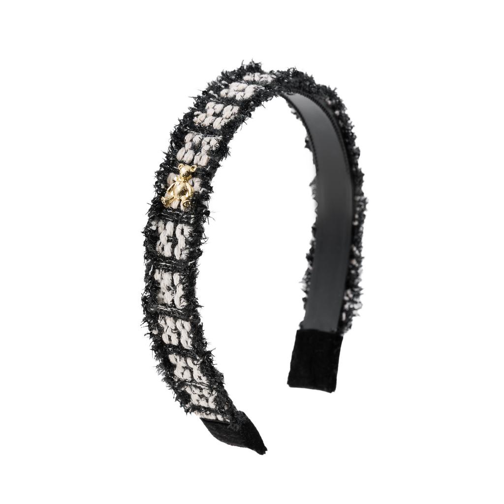 Ободок Modemouselle coco цвет: черный/белый