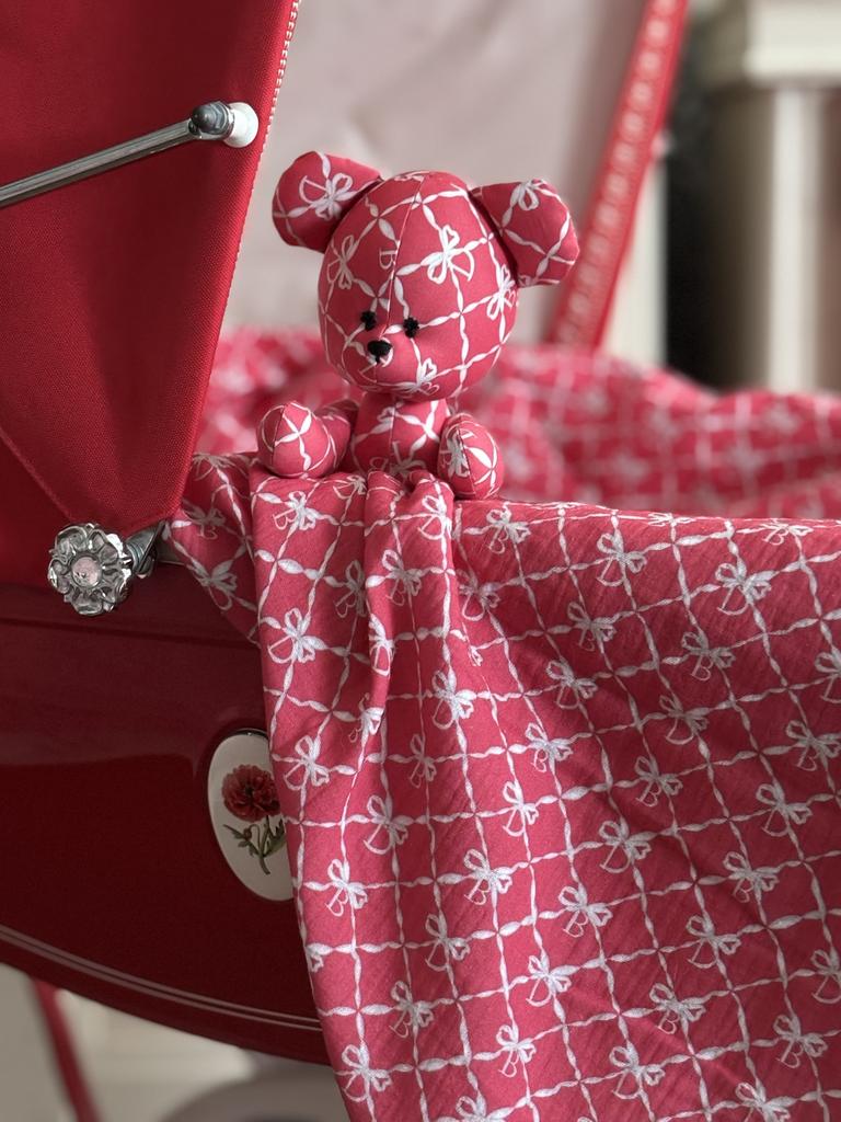 Пеленка муслиновая “Color Dava" размер XL цвет: красный коралл