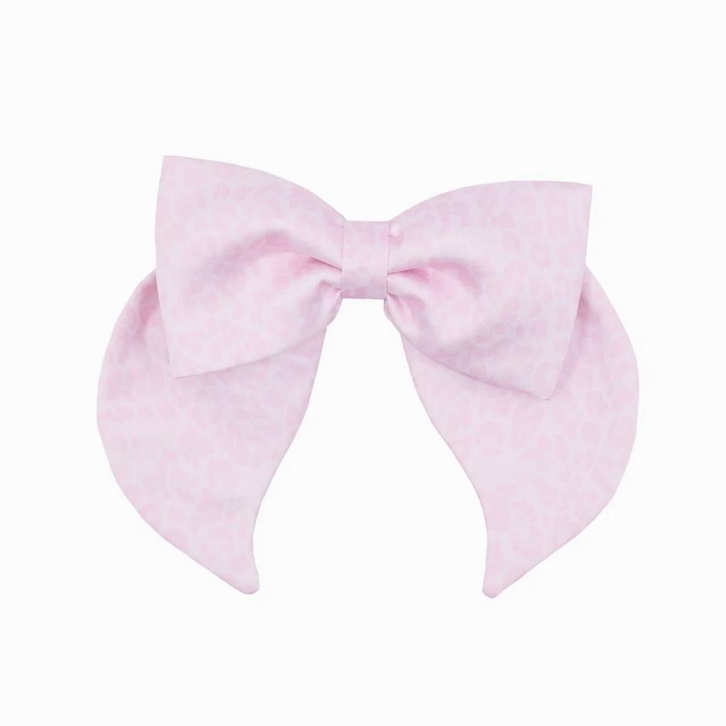 Бант на заколке Lovely/Leopard Lighte Pink