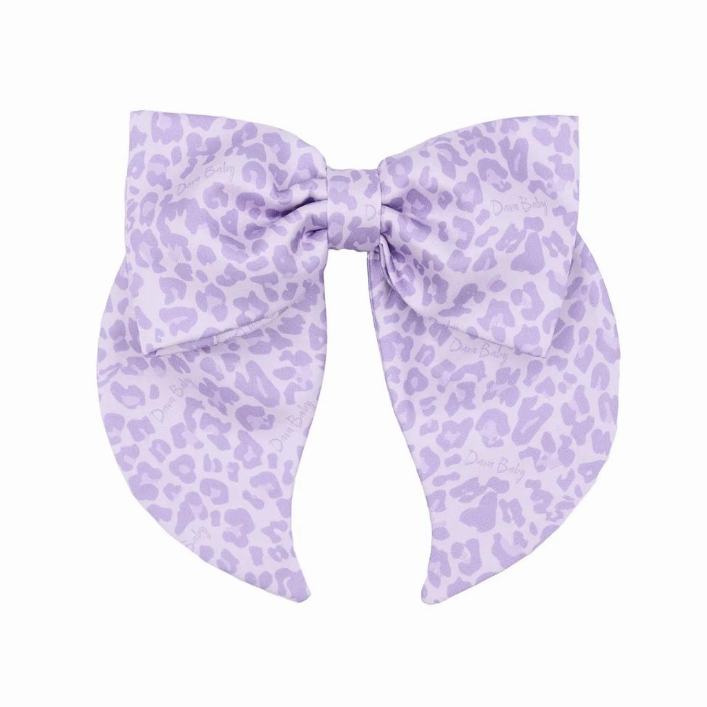 Бант на заколке Lovely/Leopard Lilac