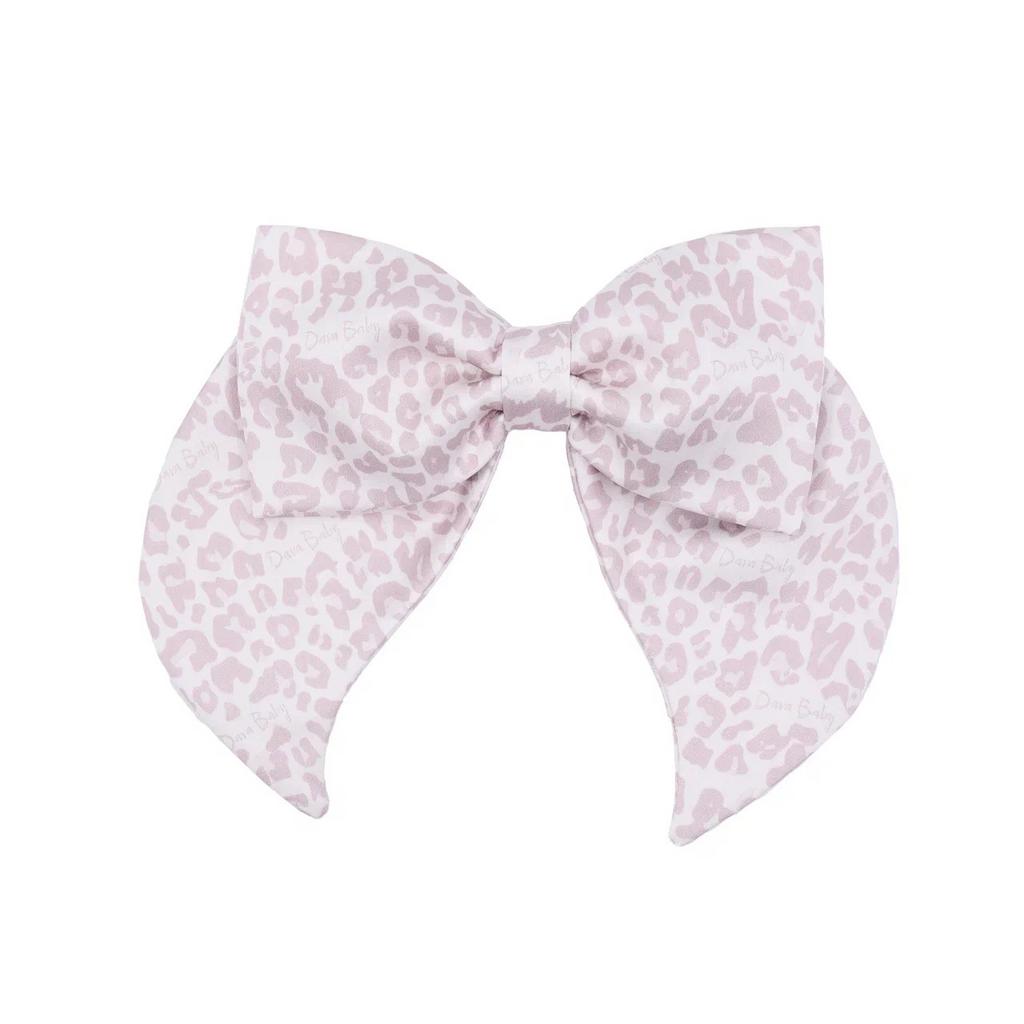 Бант на заколке Lovely/Leopard Beige