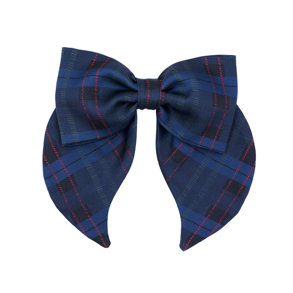 Заколка "Lovely elegance" цвет: темно-синий