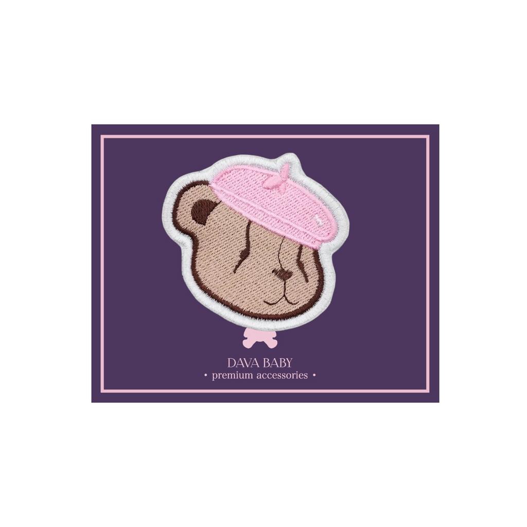 Заколка для волос Bear Dava цвет: розовый