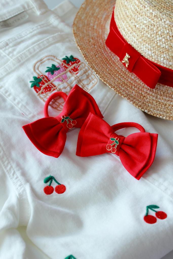 Резинка "Summer  Cherry" цвет: красный