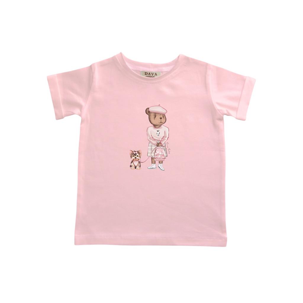 Футболка "Charlotte and Mimi" цвет: розовый