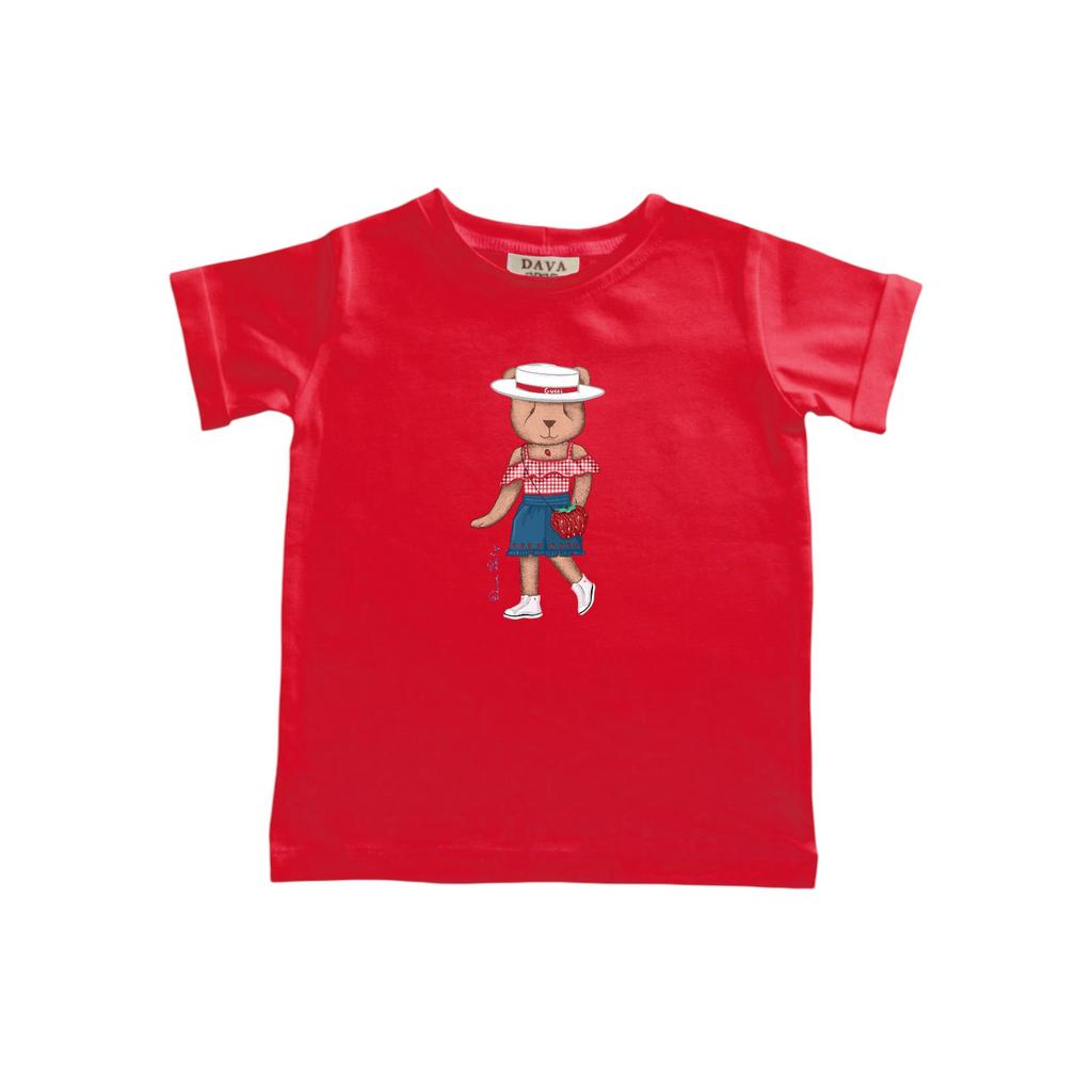 Футболка "Charlotte Stawberry" цвет: красный