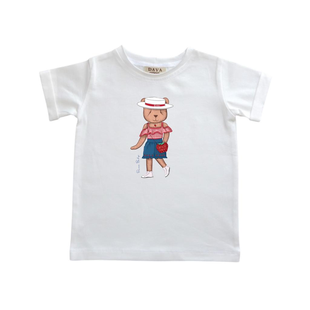 Футболка "Charlotte Stawberry" цвет: айвори