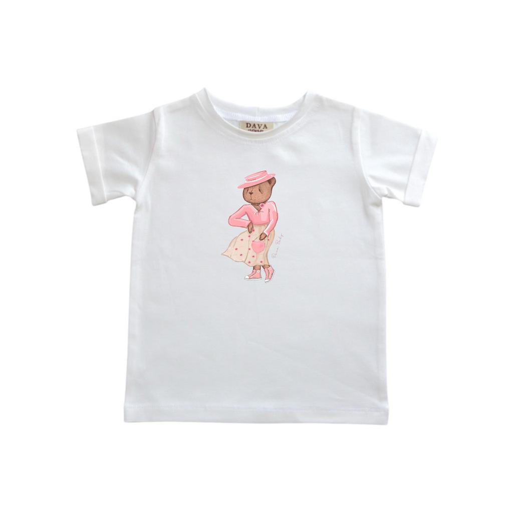 Футболка "Mia Rose Pink" цвет: айвори