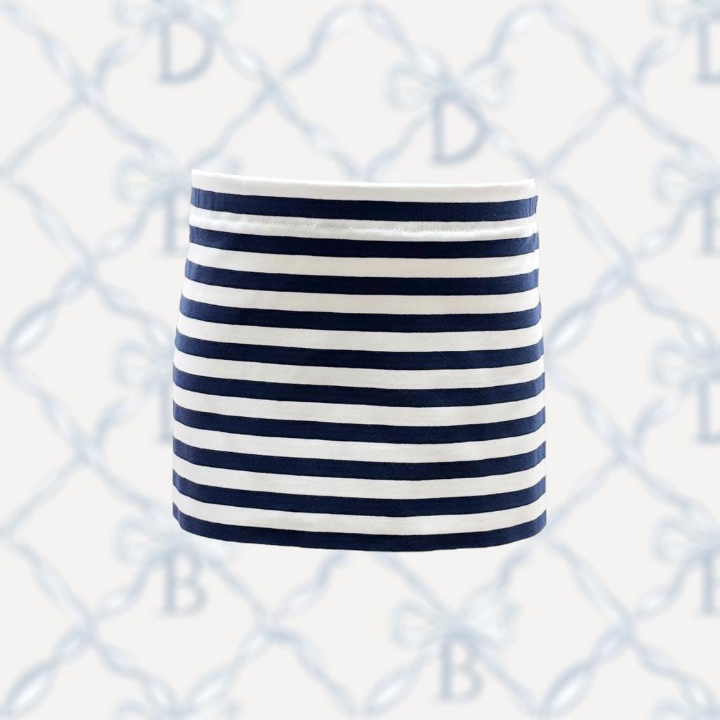 Юбка BASIC цвет:синий/белый