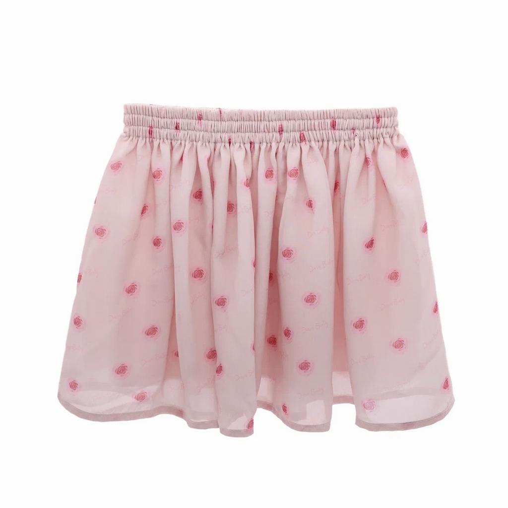 Юбка шифоновая ROSE цвет: кремовый