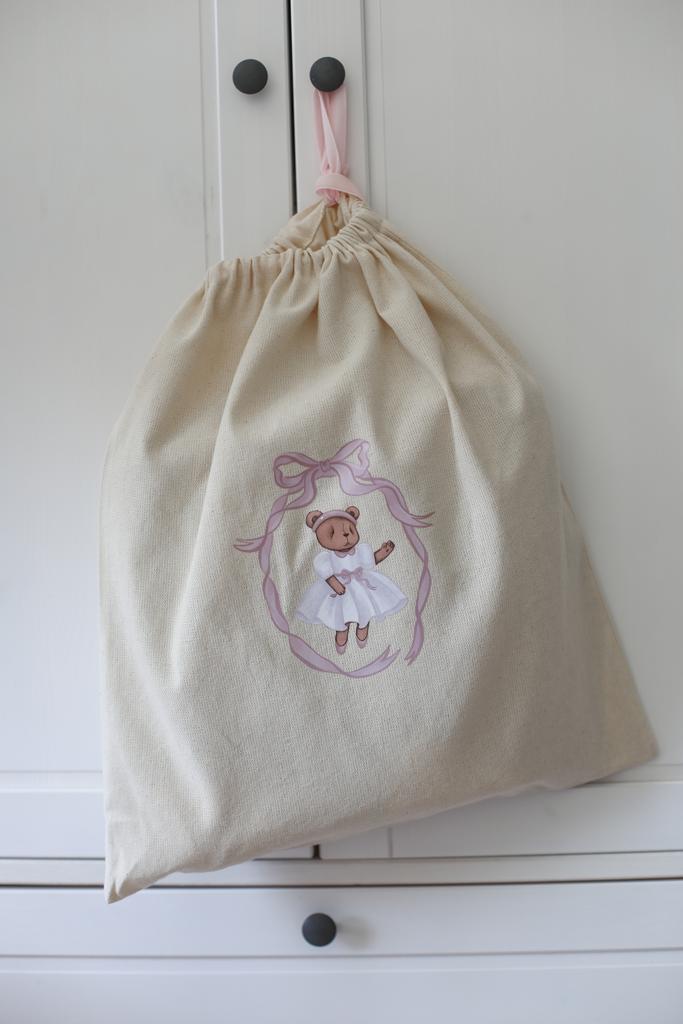 Сумка-мешок для хранения Bonny Vintage розовая пудра