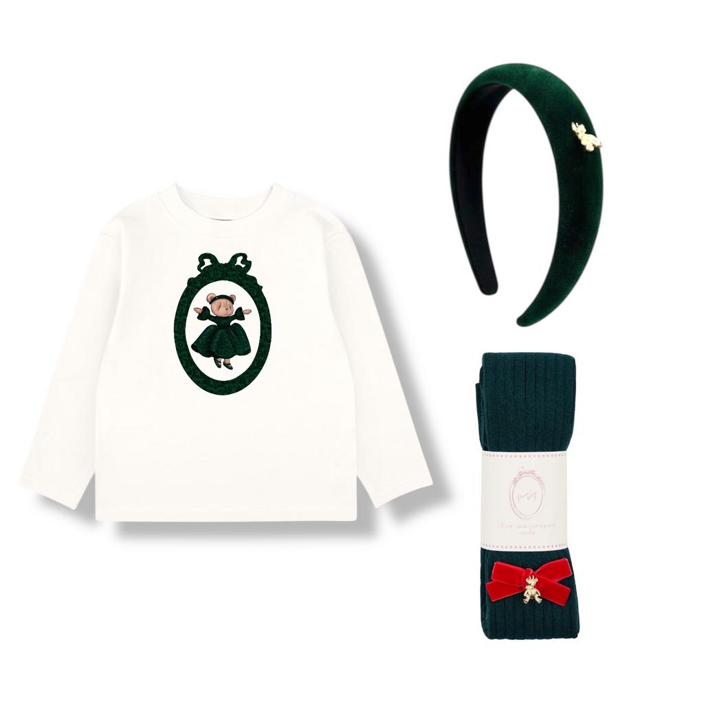 Комплект STOCK 55 (лонгслив, колготки, ободок)