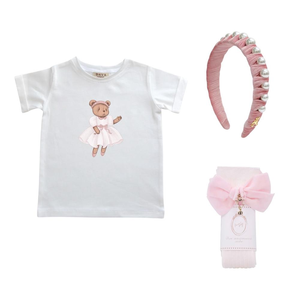 STOCK 80 Комплект размер 116 см Bonny футболка + ободок + гольфы