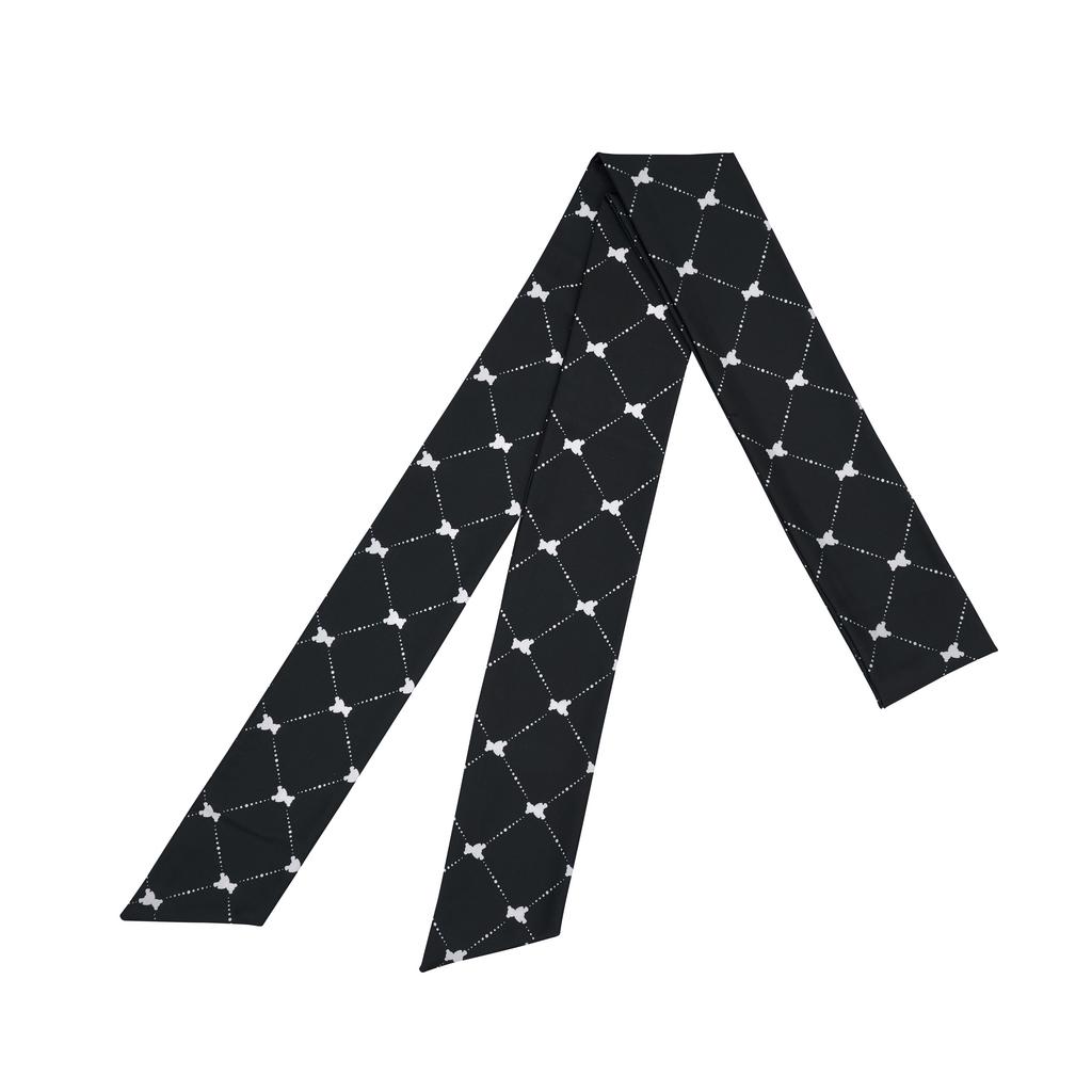 Лента твилли DAVA BEAR COLOR цвет: черный/белый