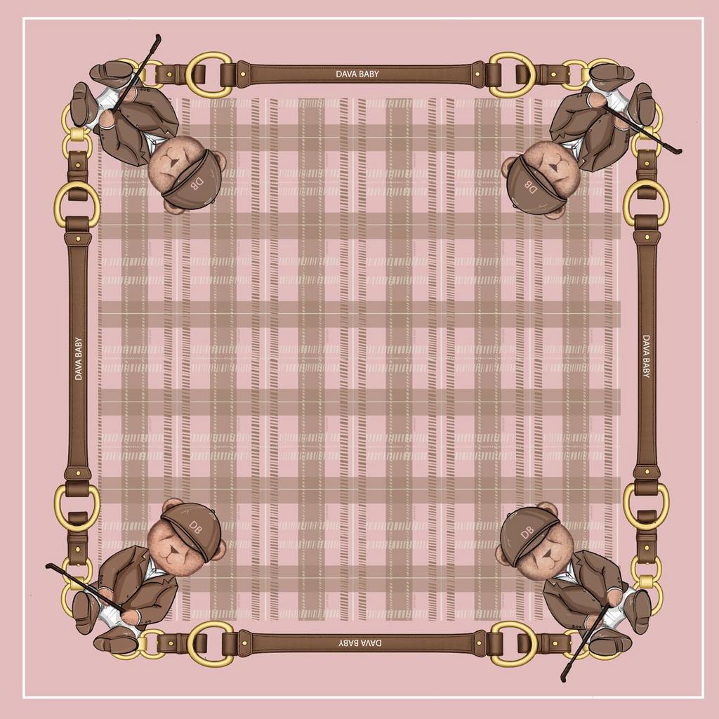 Шелковый платок Little Riders Teddy