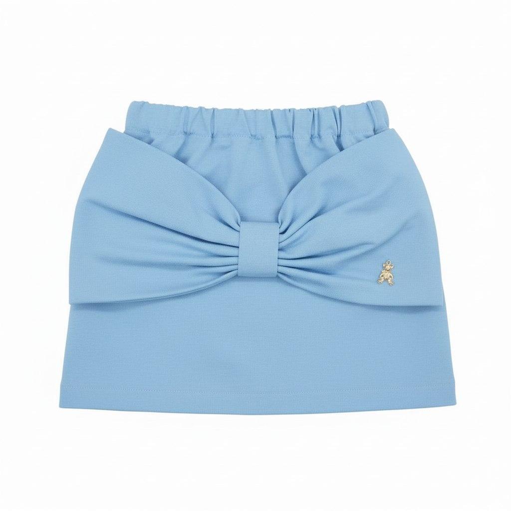 Юбка CHIC BOW цвет: голубой