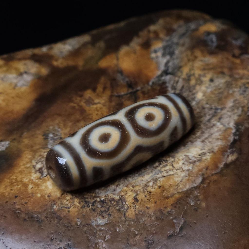 Бусина Дзи 6 глаз Глаза Дракона