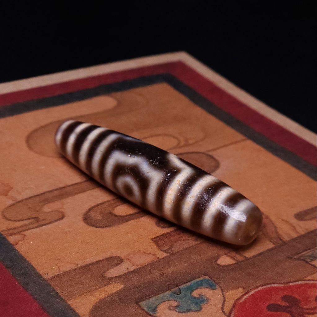 Бусина дзи 3 глаза №15