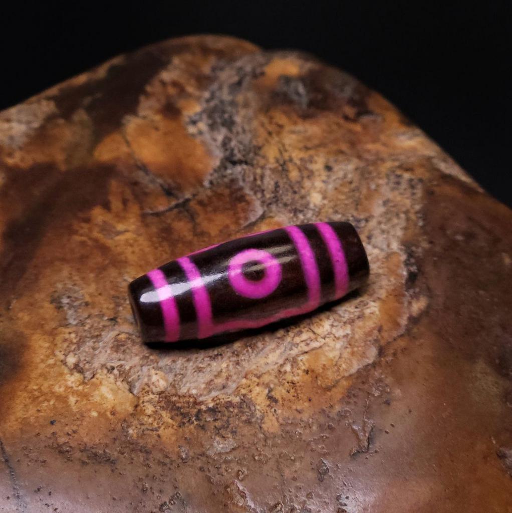 Бусина дзи 3 глаза №22