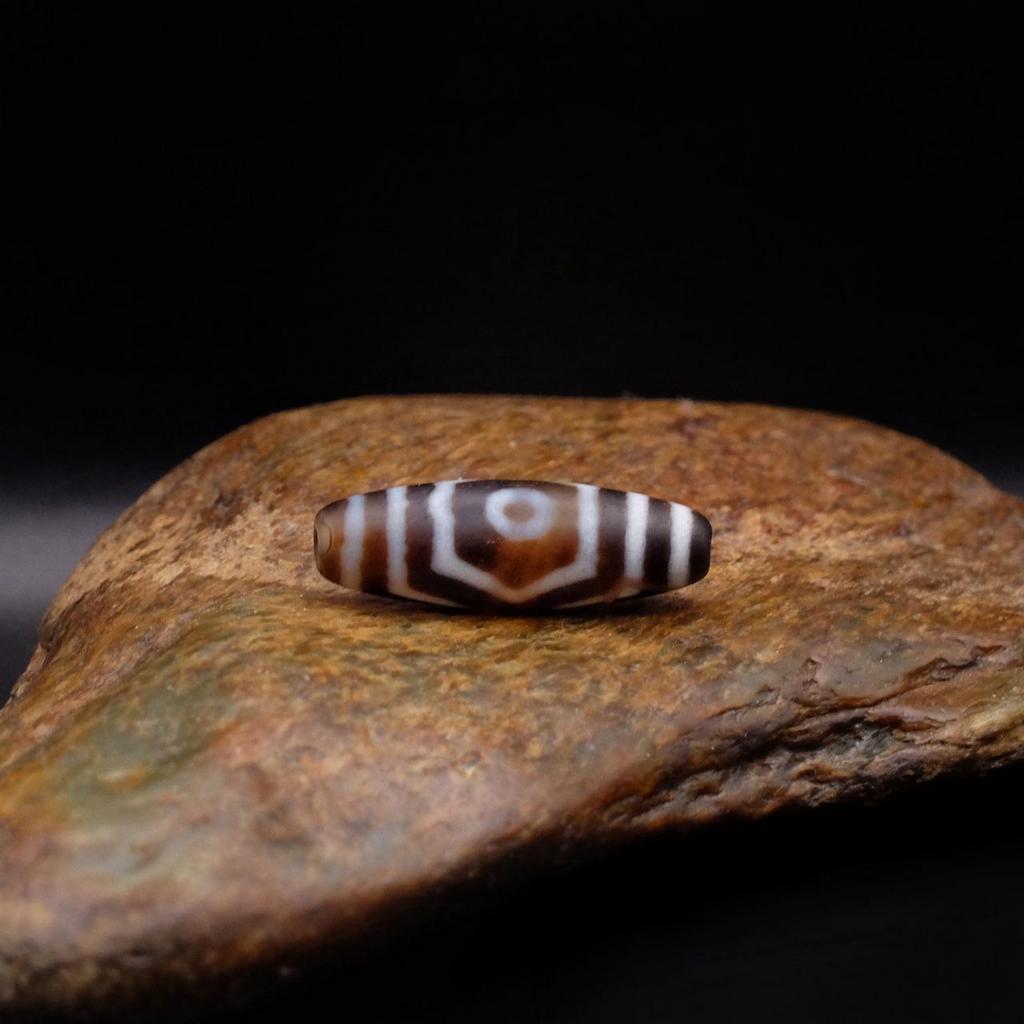 Бусина дзи 3 глаза №41