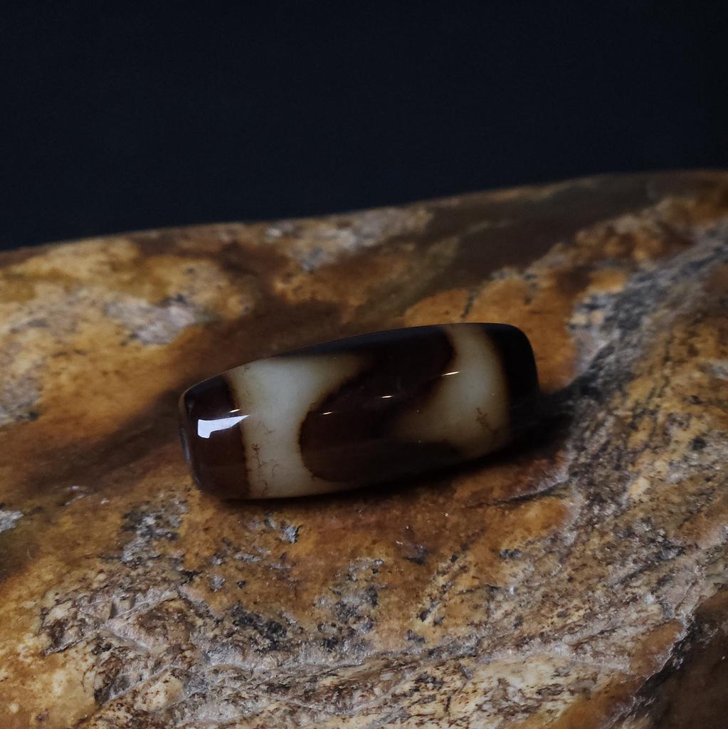 Бусина дзи Зуб тигра №10