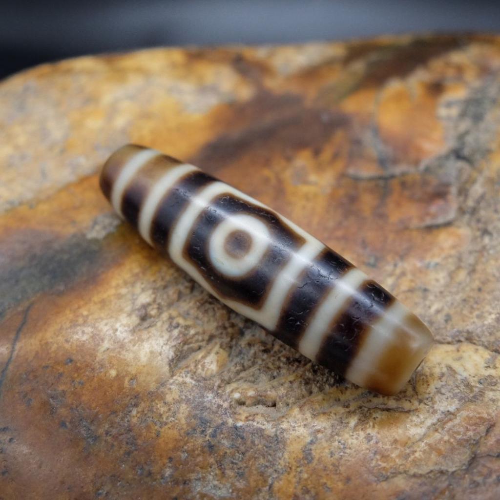 Бусина дзи 3 глаза №62 original