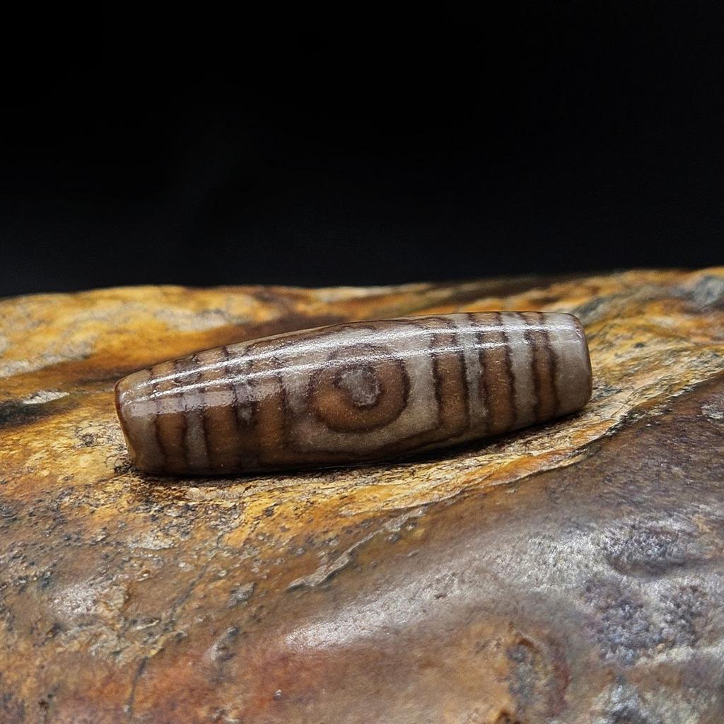 Бусина дзи 3 глаза №73