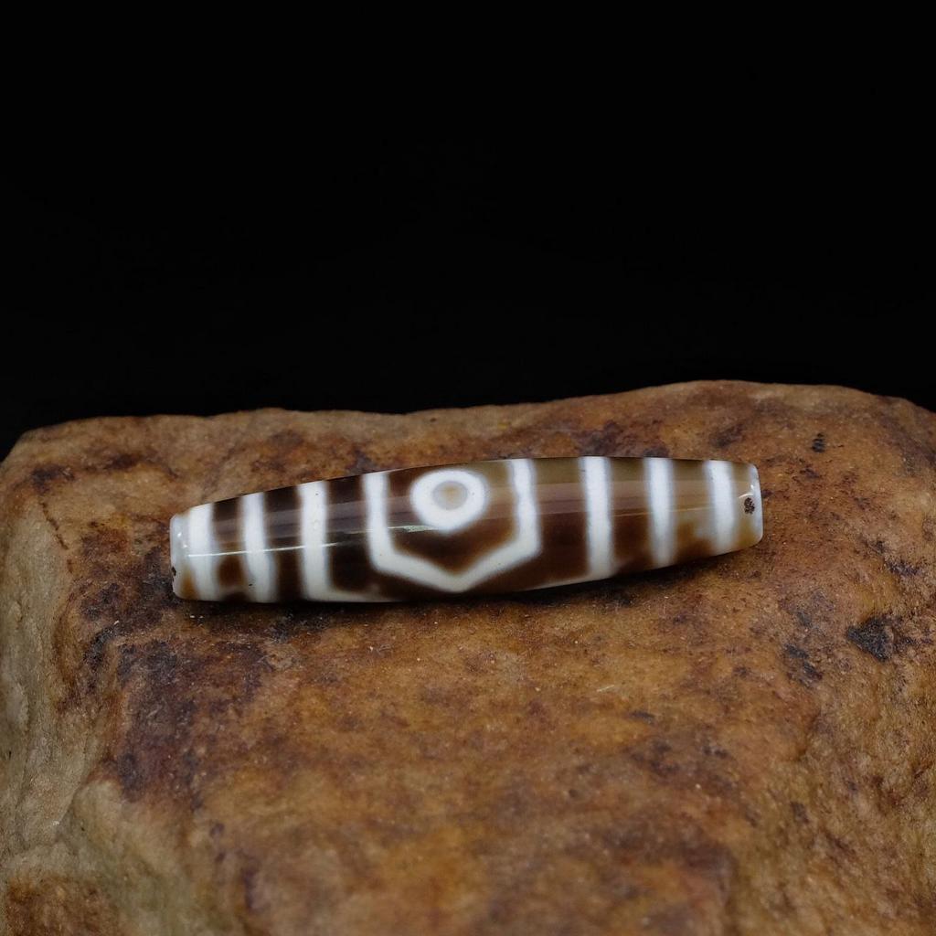 Бусина дзи 3 глаза №89