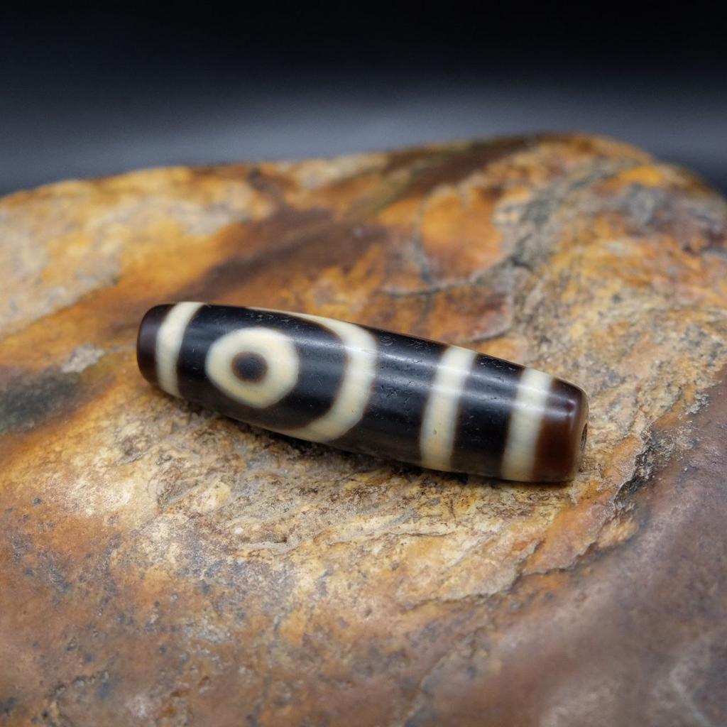 Бусина дзи 2 глаза №59 original