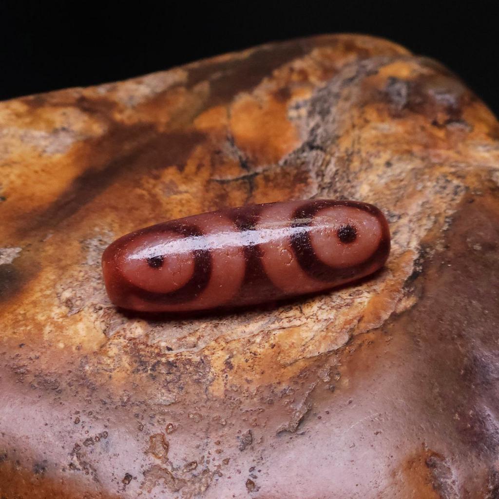 Бусина дзи 3 глаза №92