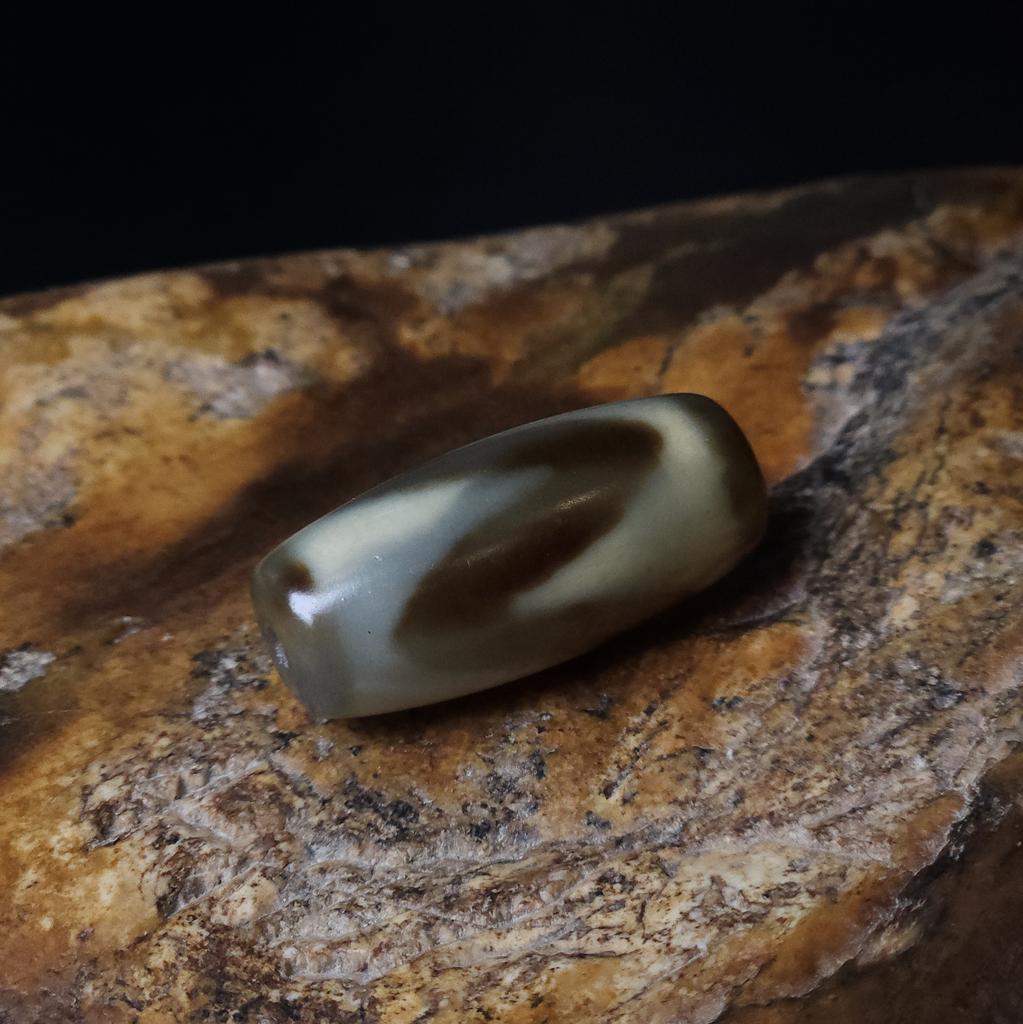 Бусина дзи зубы тигра №25