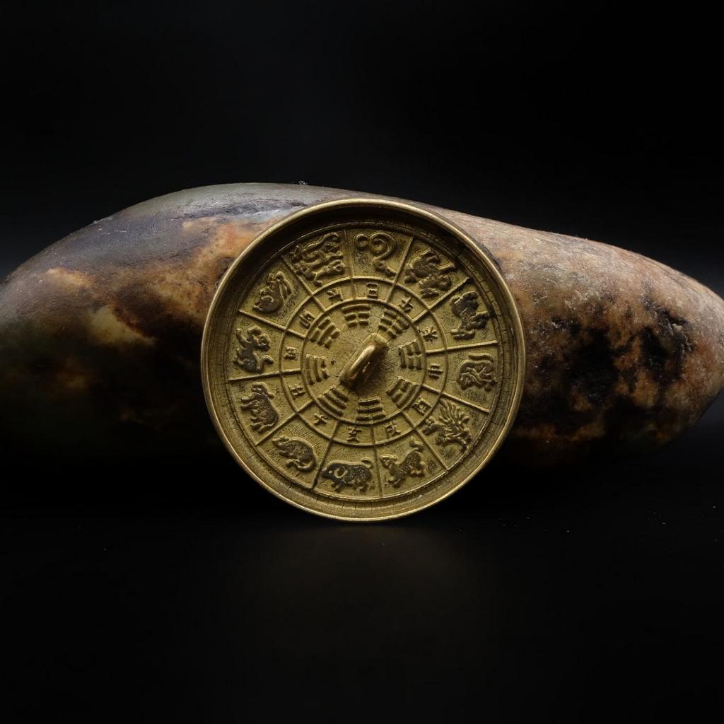 Шаманское зеркало с календарем 42 мм