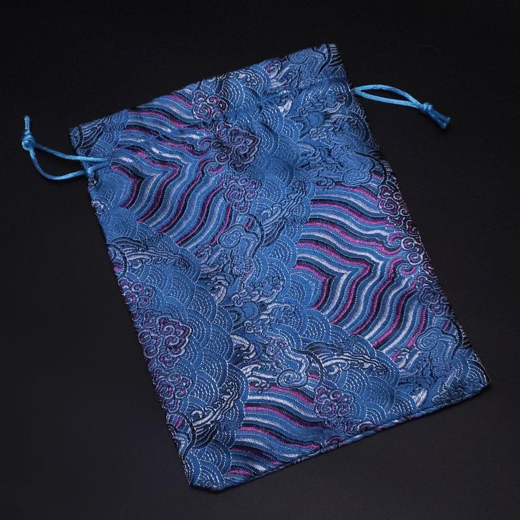 Мешочек с орнаментом Лишуй голубой