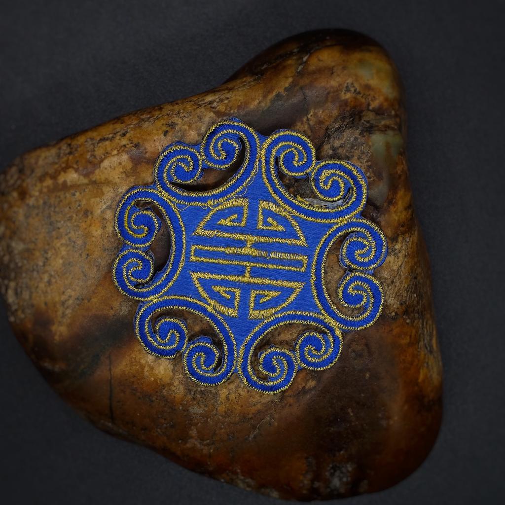 Нашивка символ "Шоу" синяя