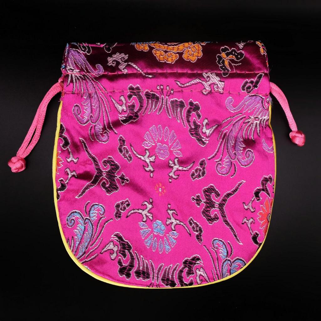 Мешочек шелковый розовый